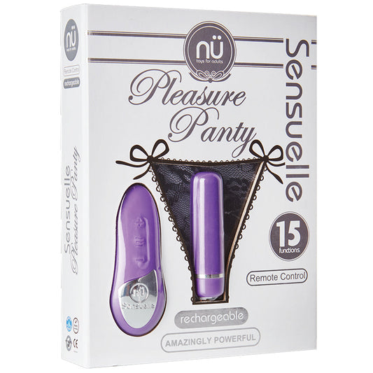 Sensuelle Pleasure Panty - Purple - UABDSM