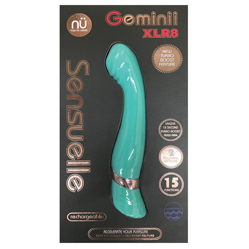 Sensuelle Geminii XLR8 Double Motor-Electric Blue - UABDSM