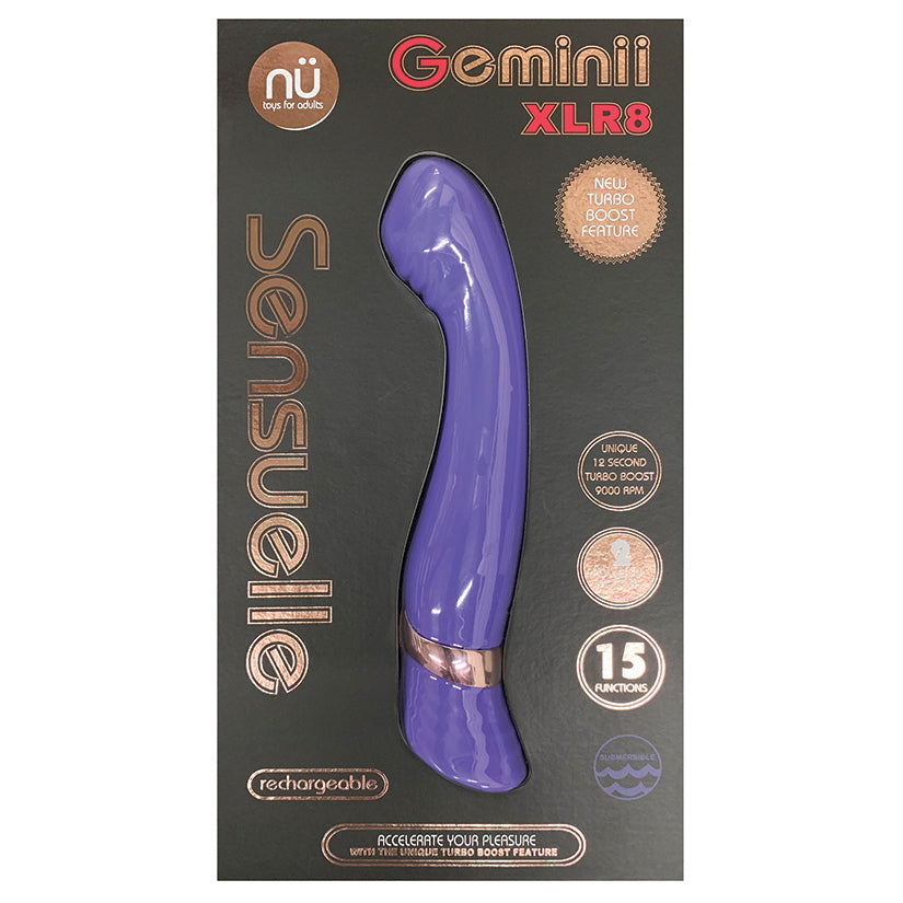 Sensuelle Geminii XLR8 Double Motor-Ultra Violet - UABDSM