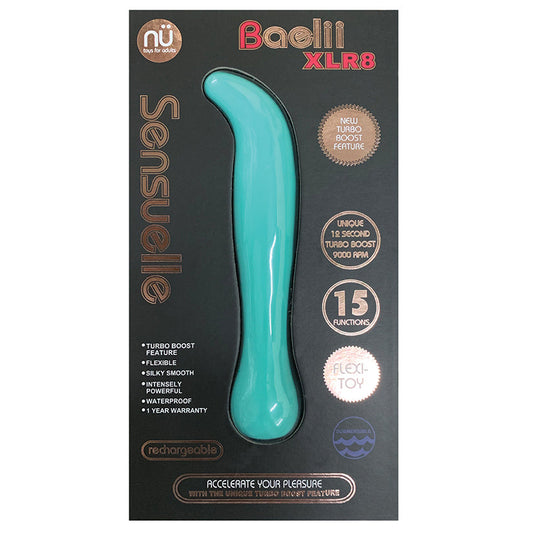 Sensuelle Baelii XLR8 Turbo Flexi Vibe-Electric Blue - UABDSM