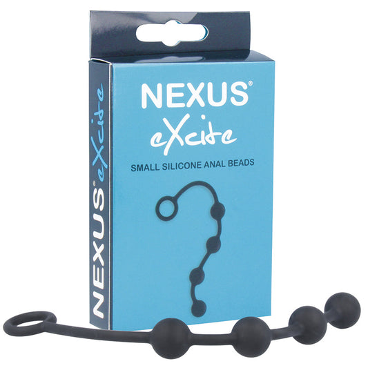 Nexus Excite Anal Beads-Black - UABDSM