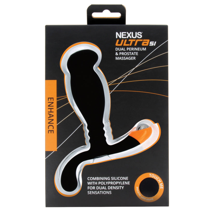 ULTRA Si Prostate Massager-Black/Orange - UABDSM