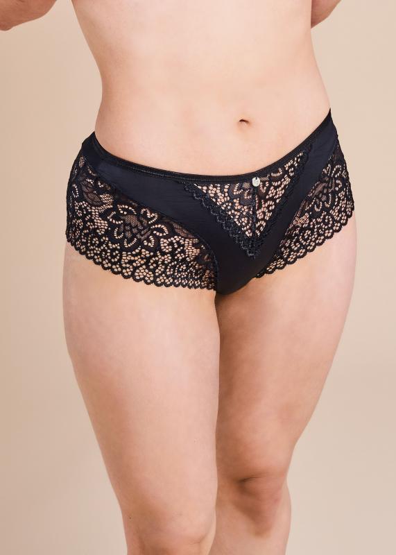 Cecilla Lace Boyshort - Black - UABDSM