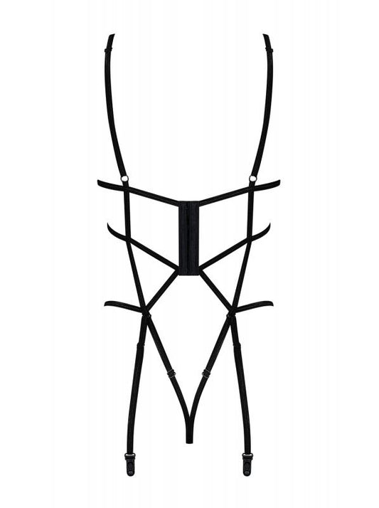 Badossa Open Bodysuit - Black - UABDSM