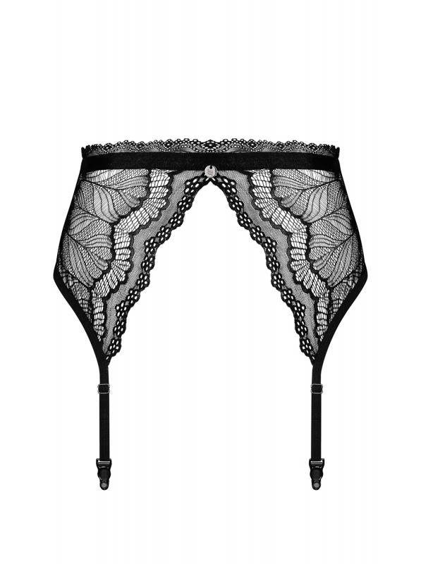 Isabellia Lace Garter Belt - Black - UABDSM