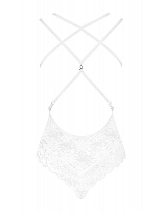 Lace Bodysuit - White - UABDSM