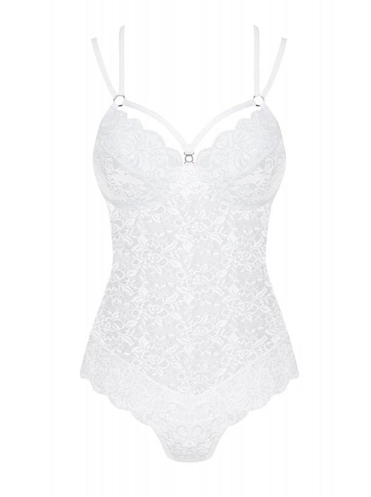 Lace Bodysuit - White - UABDSM