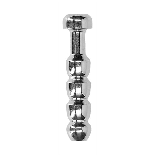 Ouch Urethral Sounding Stainless Steel Ridged Plug - UABDSM