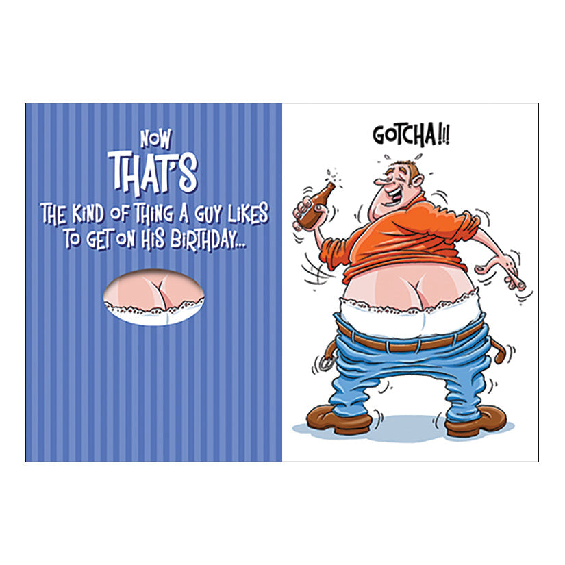 Greeting Card B-Day Now Thats The Kind Of Thing A Guy Likes? - UABDSM