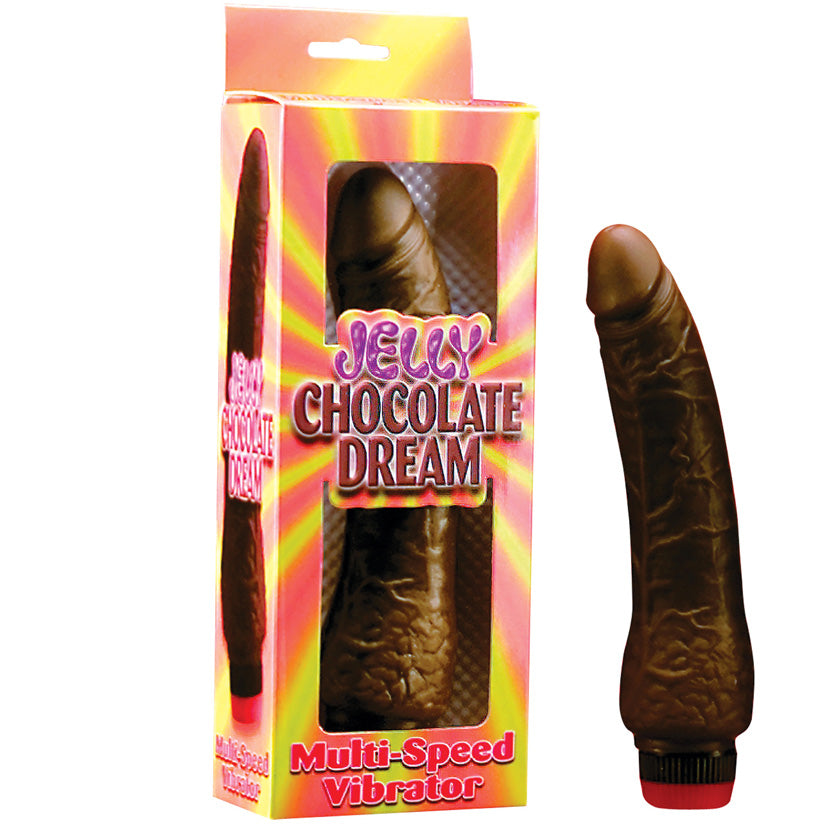 Jelly Chocolate Dream Multi-Speed Vibrator-Natural 8 - UABDSM