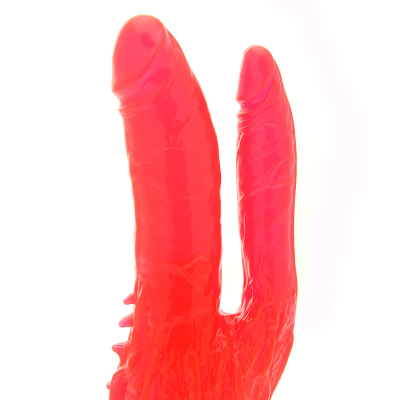 9 Inch Wall Bangers Double Penetrator Waterproof Vibrator - UABDSM