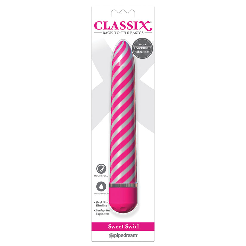 Sweet Swirl Vibrator - Pink - UABDSM