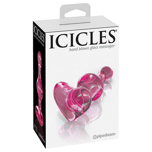 Icicles No.75 Heart Shaped Plug-Pink - UABDSM