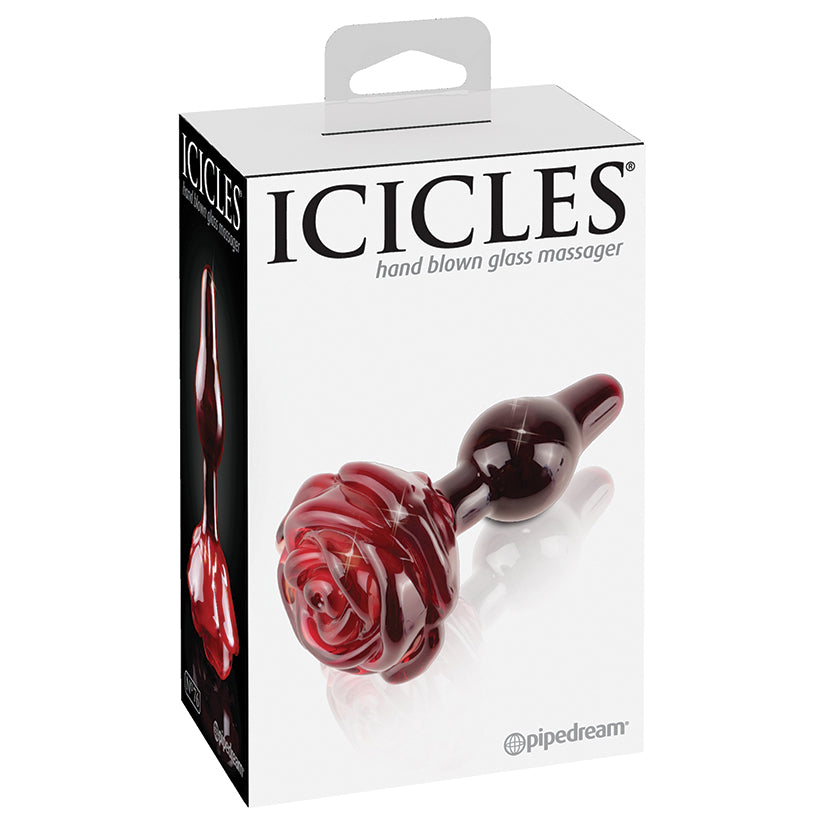 Icicles No.76 Rose Shaped Plug-Red - UABDSM