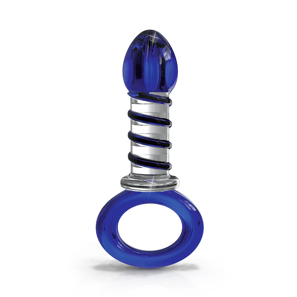 Icicles No.81 Blue Glass Juicer Dildo - UABDSM