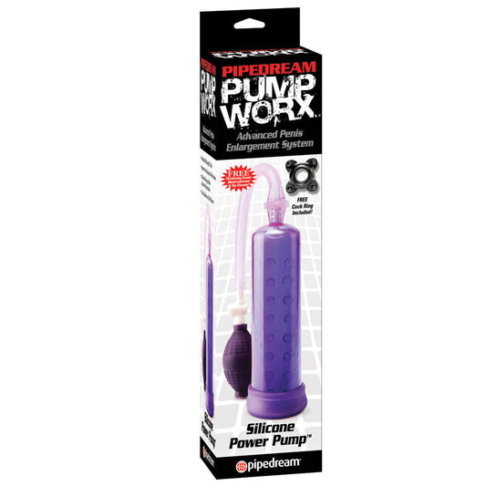 Pump Worx Silicone Power Pump - Purple - UABDSM
