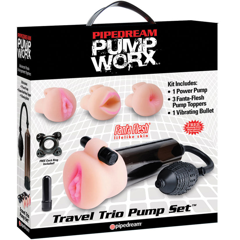 Pump Worx Travel Trio Pump Set - UABDSM