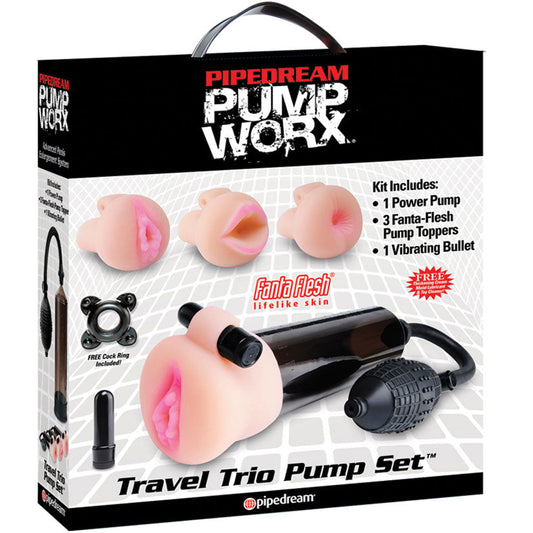 Pump Worx Travel Trio Pump Set - UABDSM