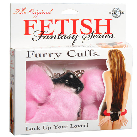Fetish Fantasy Series Furry Cuffs - Pink - UABDSM