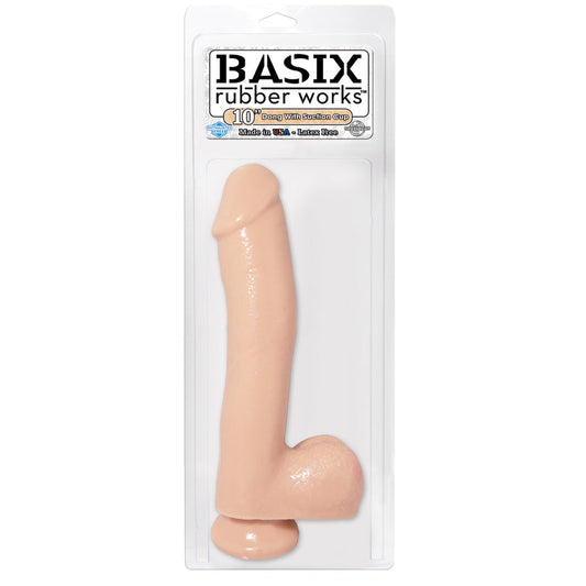 Basix 10 Inch With Suction - Flesh - UABDSM