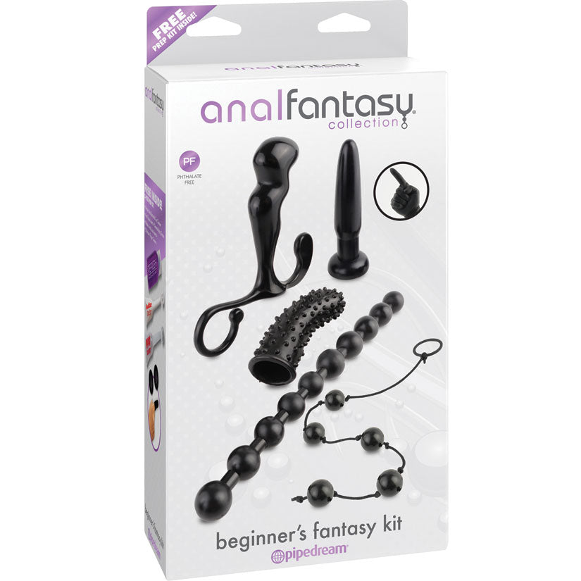 Anal Fantasy Collection Beginners Fantasy Kit - Black - UABDSM