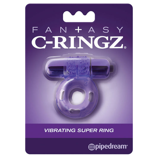 Fantasy C-Ringz Vibrating Super Ring Purple - UABDSM