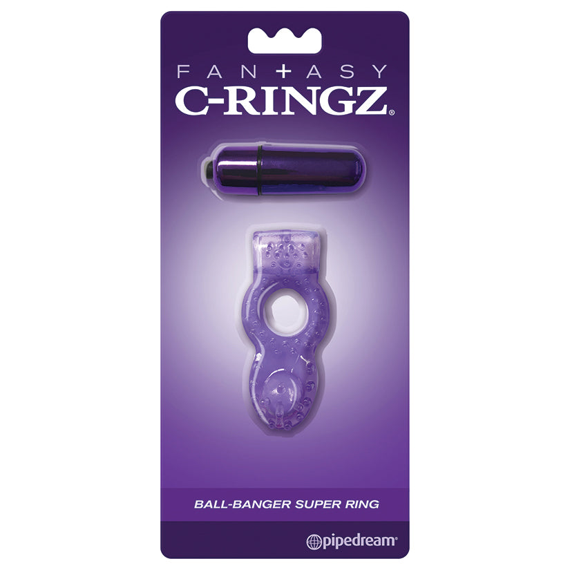 Fantasy C-Ringz Vibrating Ball Banger Super Ring - UABDSM