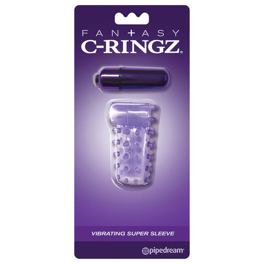 Fantasy C-Ringz Vibrating Super Sleeve Purple - UABDSM