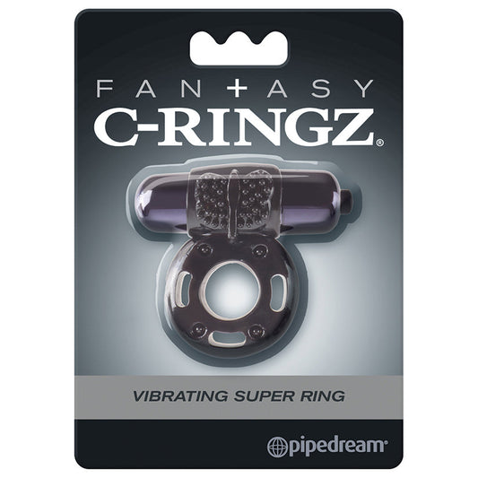 Fantasy C-Ringz Vibrating Super Ring Black - UABDSM