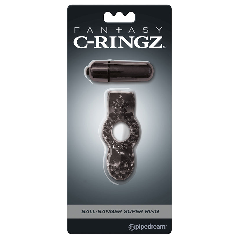 Fantasy C-Ringz Ball-Banger Super Ring Black - UABDSM