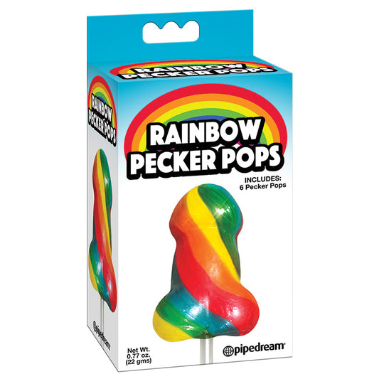 Rainbow Pecker Pops - 6 Pecker Pops - UABDSM