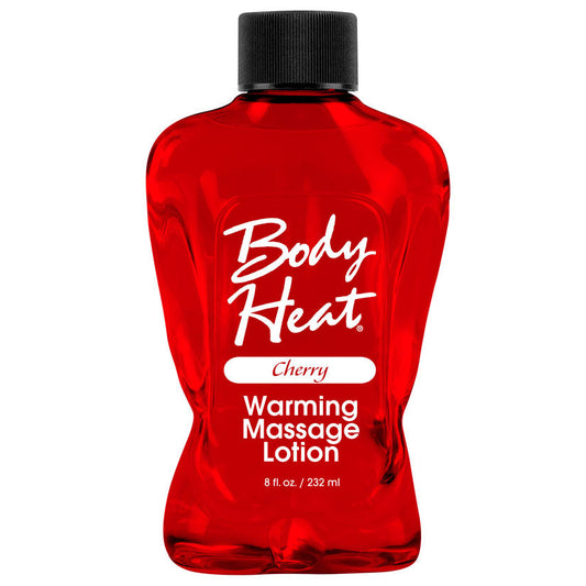 Body Heat Warming Massage Lotion - 8 Fl. Oz. - Cherry - UABDSM