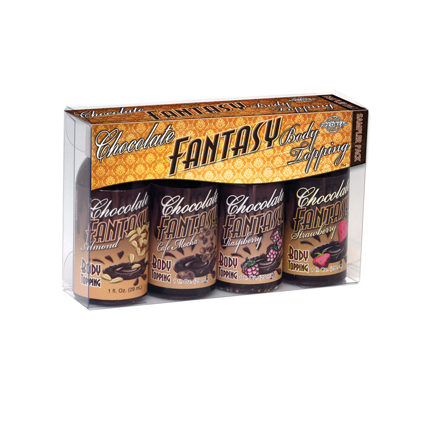 Chocolate Fantasy Body Topping Sampler Pack 1oz (4) - UABDSM