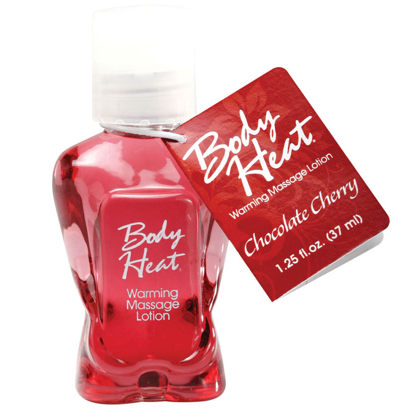 Body Heat Warming Massage Lotion - 1.25 Fl. Oz. - Chocolate Cherry - UABDSM