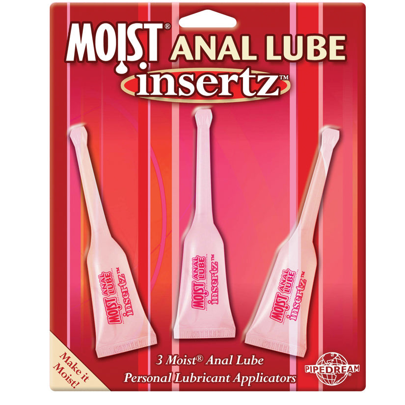 Moist Anal Lube Insertz - 3 Pack - 10 ml - UABDSM