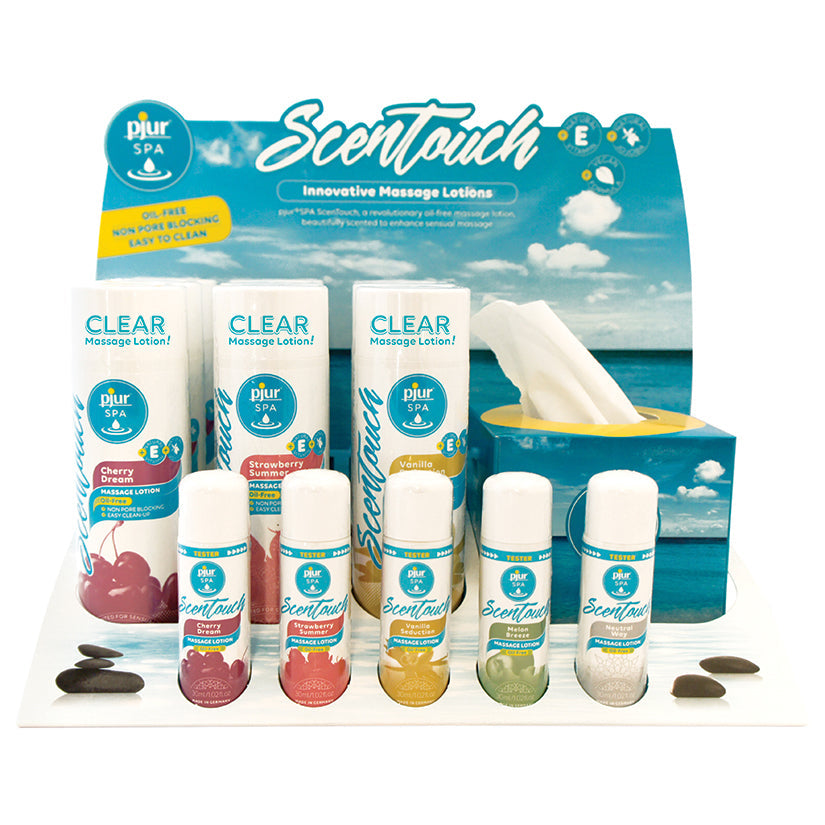 Pjur Spa Clear Massage Lotion Assorted Display w/ Testers - UABDSM