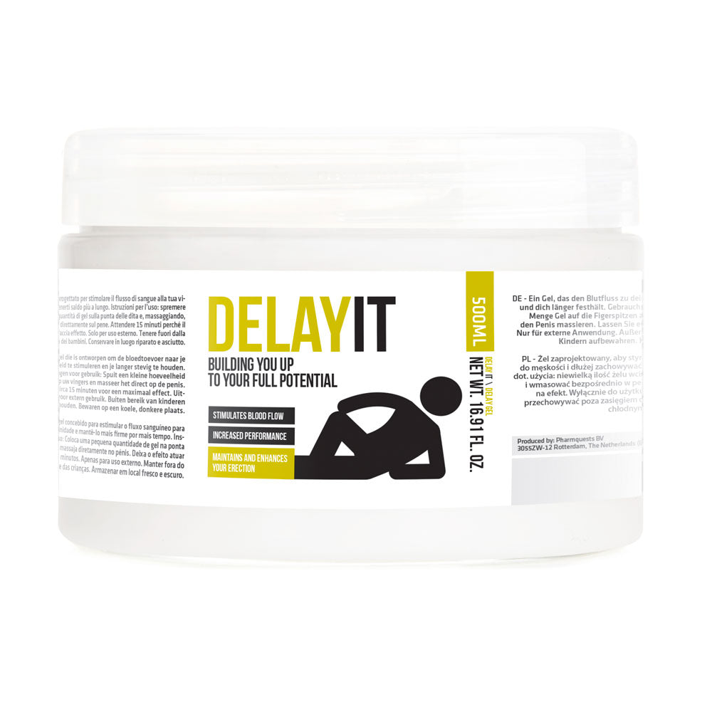Delay It Building You Up To Your Full Potential Gel 500 ml - UABDSM