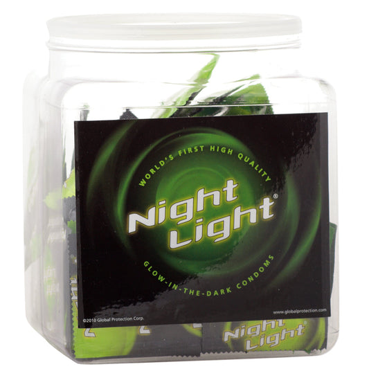 Night Light Condoms Bowl of 72 - UABDSM