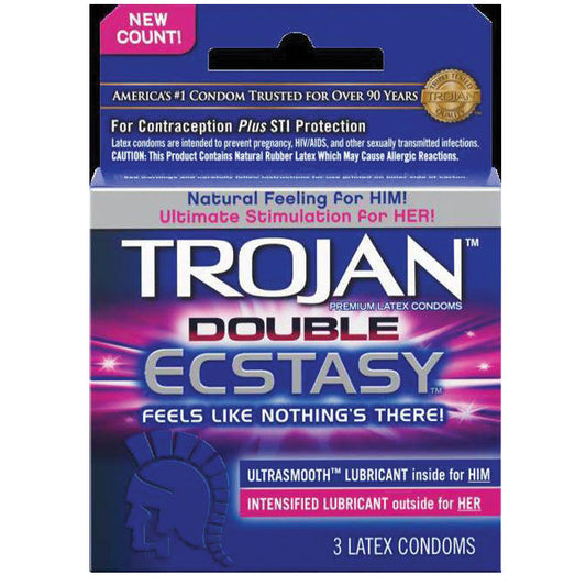 Trojan Double Ecstasy - 3 Pack - UABDSM