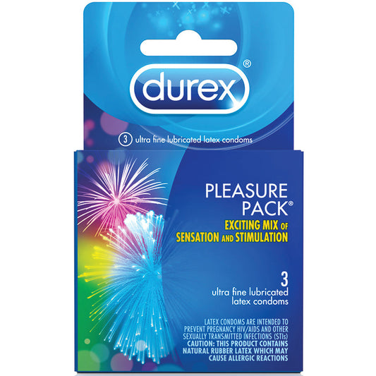 Durex Pleasure Pack - 3 Pack - UABDSM