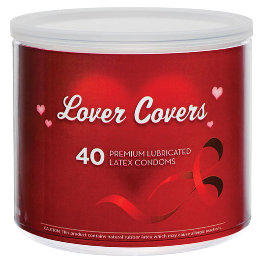 Lovers Covers Mix Condoms - 40 Count Jar - UABDSM