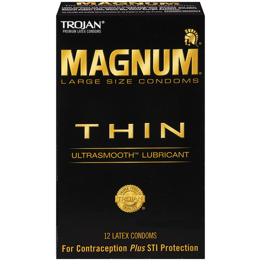 Trojan Magnum Thin - 12 Pack Tj64612 - UABDSM