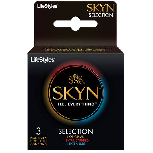 Lifestyles Skyn Selection Lubricated Condoms - Variety 3 Pack - UABDSM
