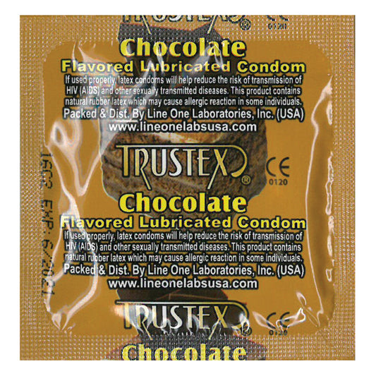 Trustex Flavored Condom-Chocolate 1000 Piece Box - UABDSM