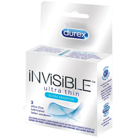 Durex Invisible 3 Pack - UABDSM