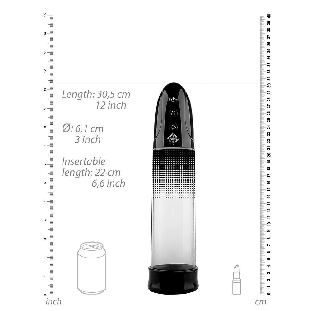 Automatic Rechargeable Luv Pump Black - UABDSM