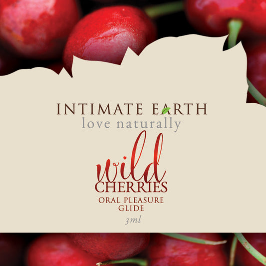 Intimate Earth Oral Pleasure Glide-Wild Cherries Foil 3ml - UABDSM