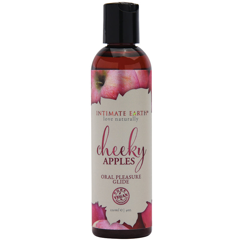 Intimate Earth Oral Pleasure Glide-Cheeky Apples 4oz - UABDSM