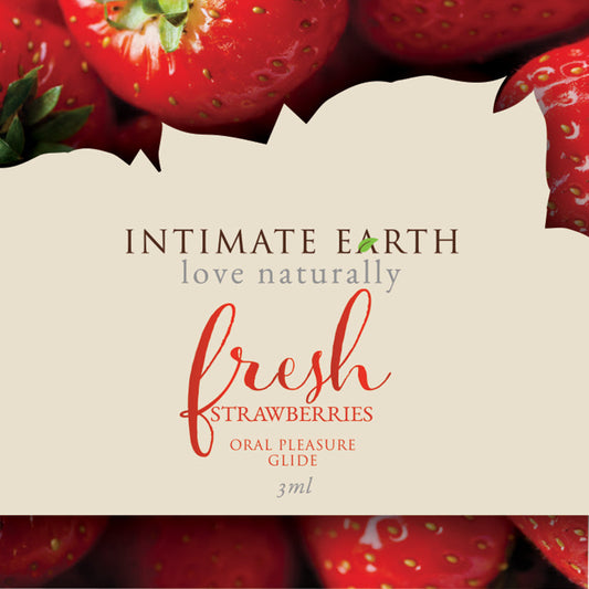 Intimate Earth Oral Pleasure Glide-Fresh Strawberry Foil 3ml - UABDSM