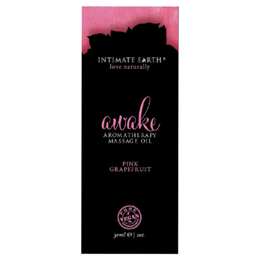 Intimate Earth Aromatherapy Oil Awake-Pink Grapefruit 1oz Foil - UABDSM
